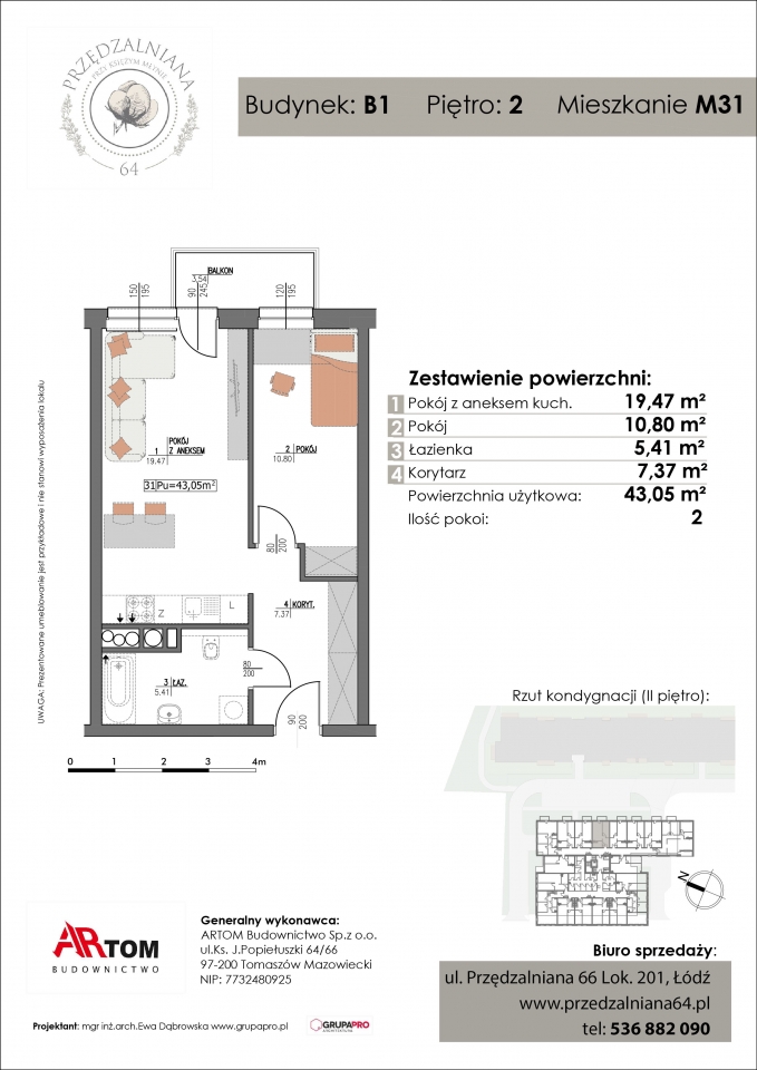 Apartament nr. M31